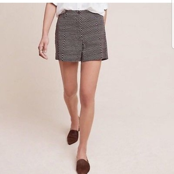 Anthropologie Pants - CARTONNIER Brown Side Button Shorts